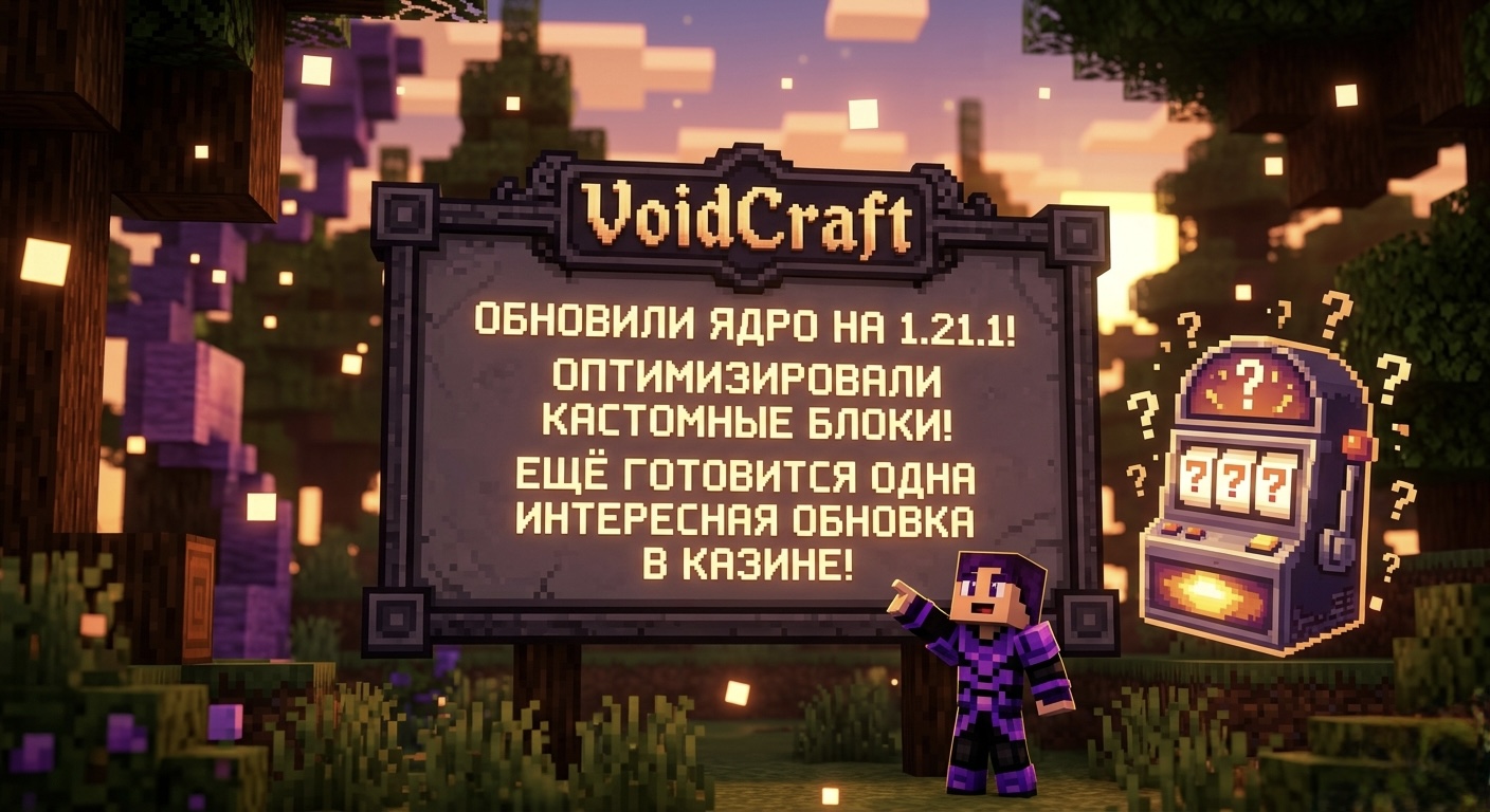 🌌 VoidCraft: Глобальне оновлення 1.21.1