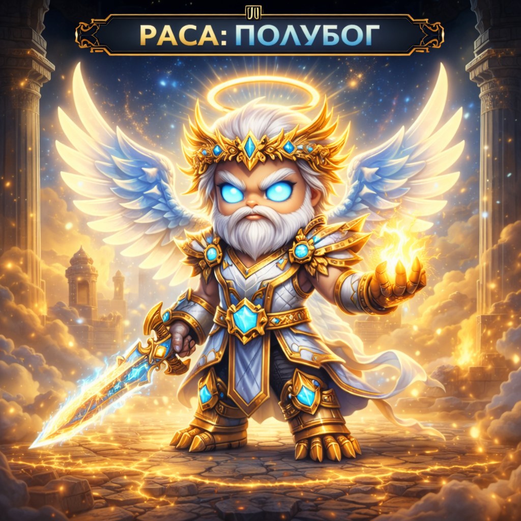 ⚡ Раса: Полубог