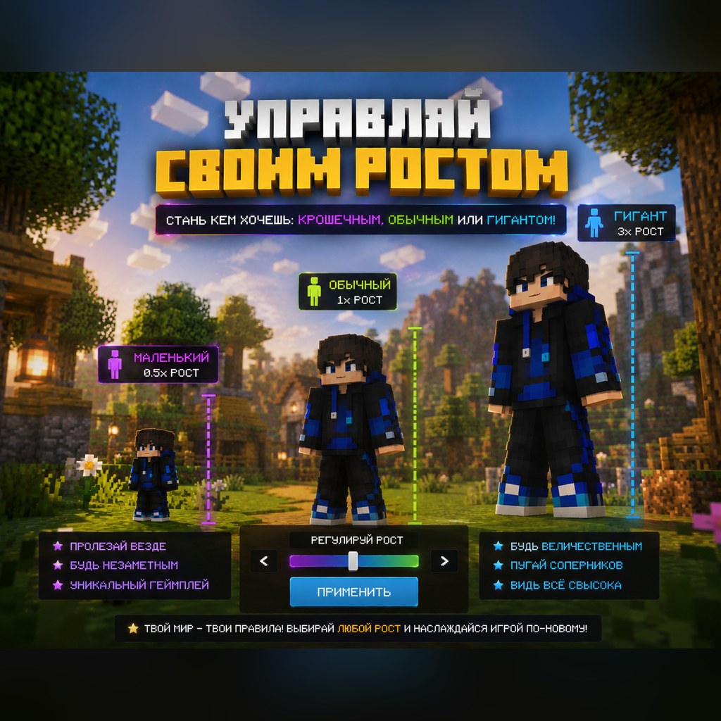 📏 Рост персонажа 📏
